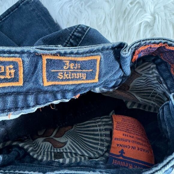 Rock Revival Jen Denim Boot Cut Jeans Sz 26 - Picture 8 of 14